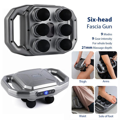 Six-Head Deep Tissue Massager