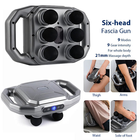 Six-Head Deep Tissue Massager