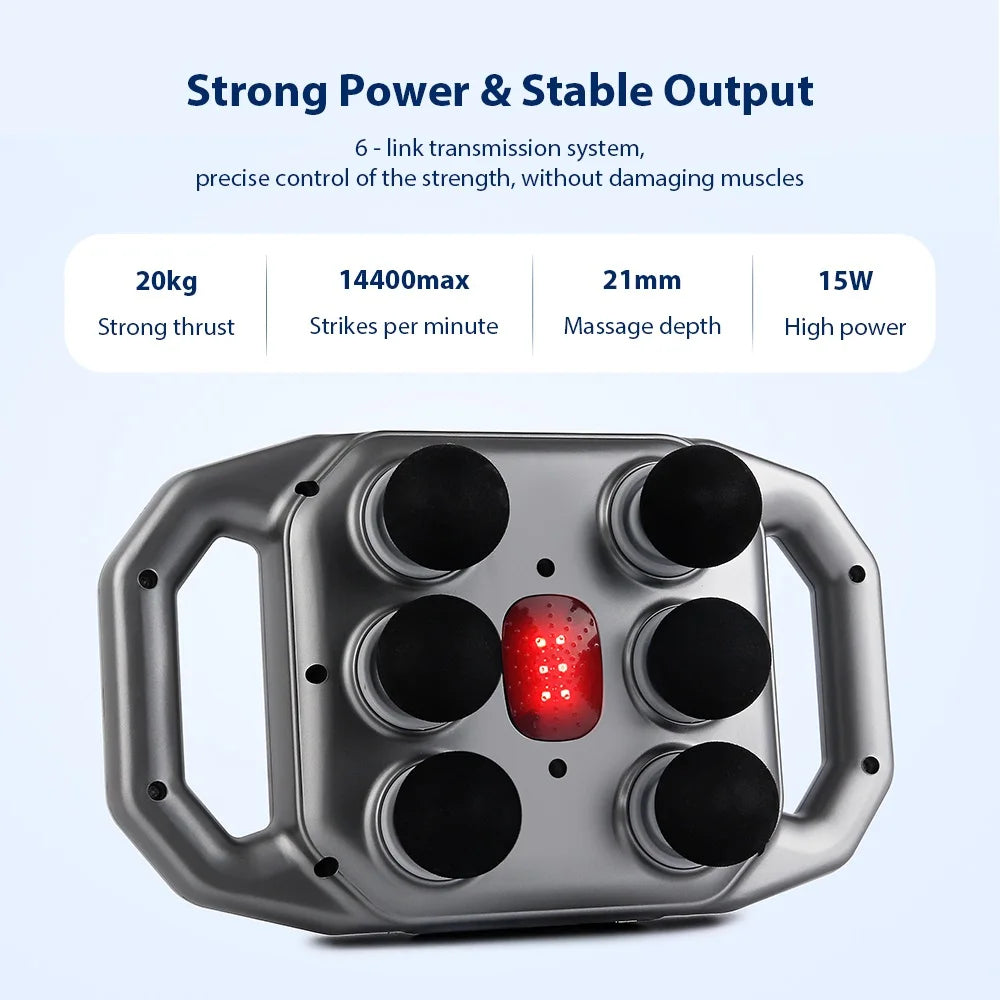 Six-Head Deep Tissue Massager