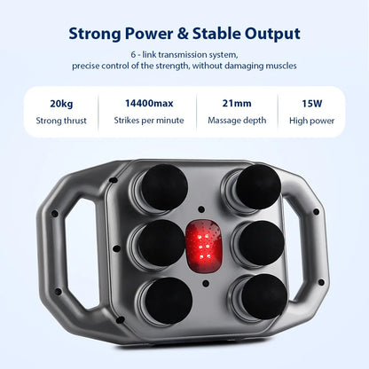 Six-Head Deep Tissue Massager