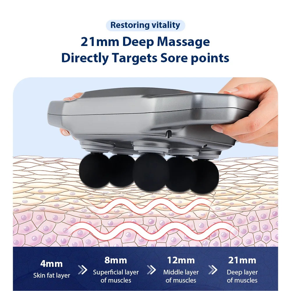 Six-Head Deep Tissue Massager